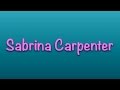 Sabrina Carpenter Can T Blame A Girl For Trying