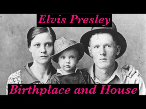 Elvis Presley ~ Birthplace and the House He Was Born In, Tupelo Mississippi.