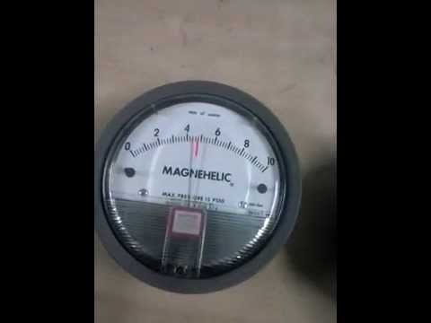 Sensocon Mack Magnehelic Guages -25 To 25 MMWC