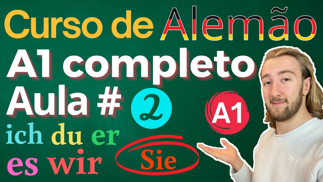 Curso de Alemão A1 completo Aula #2 - Trabalho, Estrutura das Frases, Verbos importantes