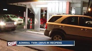 Admiral Twin Drive-In Reopens