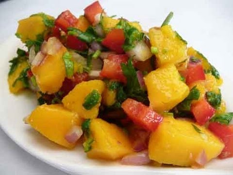 マンゴーサルサ（フレッシュマンゴーサラダ）レシピ｜カレーを見せてください (Mango Salsa (Fresh Mango Salad) Recipe | Show Me The Curry)