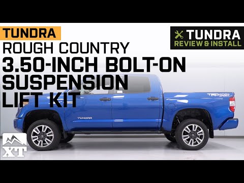 2007-2021 Tundra Rough Country 3.50-Inch Bolt-On Suspension Lift Kit Review & Install