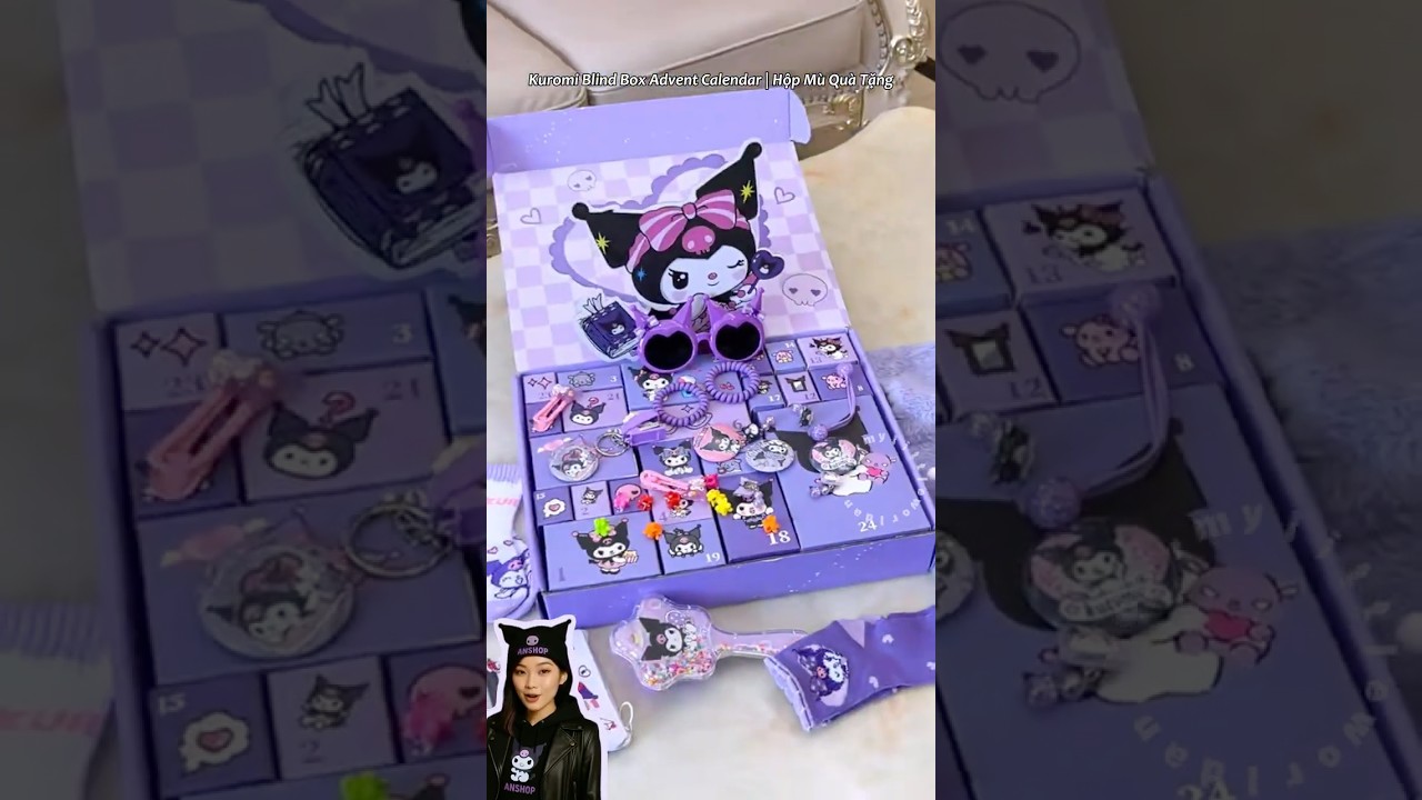 Kuromi Blind Box Advent Calendar | Hộp Mù Dạng Lịch Kuromi Sanrio #shorts