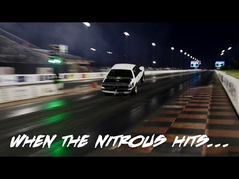 THIS MUSTANG IS A ENTIRELY DIFFERENT MACHINE ON NITROUS!