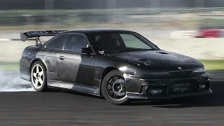 Nissan Silvia S14 with Skyline GT-R Engine Sound &