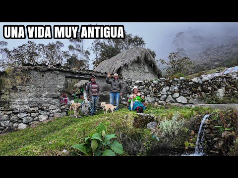Así vive la gente en los pueblos mas alejados de la ciudad ¡UNA VIDA MUY ANTIGUA! Curimarca 