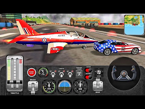 Car Driver 3D Airplane Flight Pilot Simulator - Cars Transport Driving - Best Android GamePlay