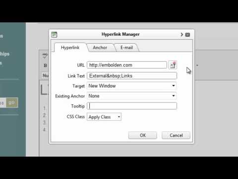 15. Creating External Links - DNN Video Tutorial - Embolden