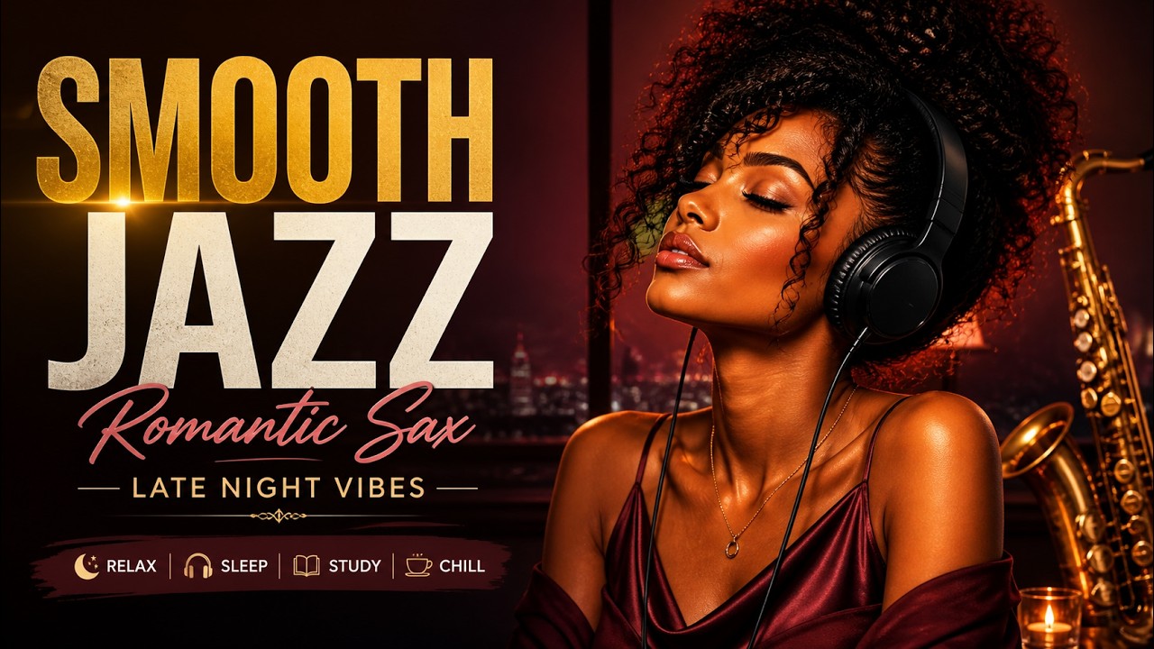Late Night Smooth Jazz 🎷 | Relaxing Romantic Saxophone Instrumental