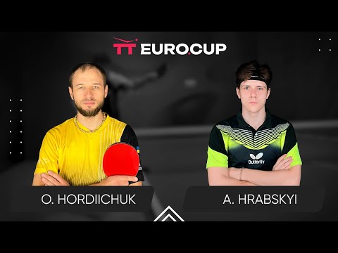 16:45 Oleksandr Hordiichuk - Andrii Hrabskyi 18.02.2024 TT Euro.Cup Ukraine Master. TABLE 3