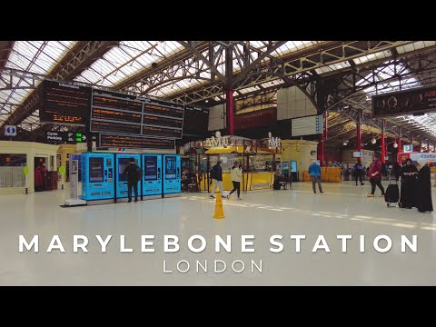 MARYLEBONE Station | 4K Walking Tour