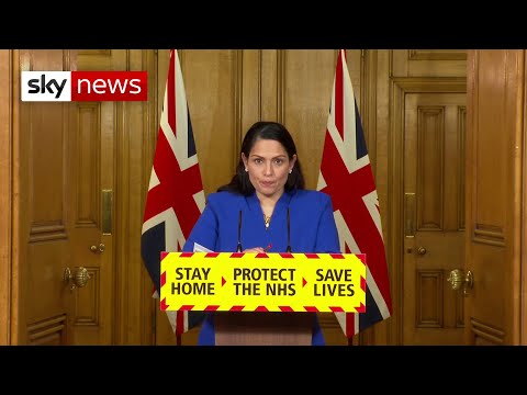 Watch live: Priti Patel holds COVID-19 news conference