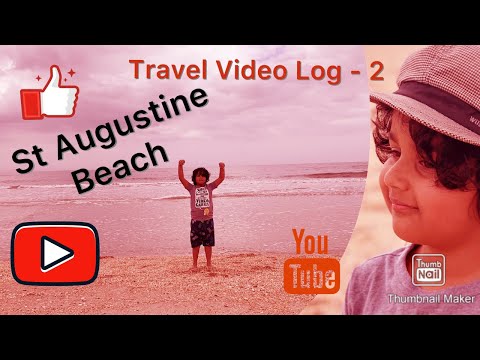 VLog 2 - Ponte Verde beach St. Augustine #staugustine #beach #review #shantanu #travel #usa #vlog