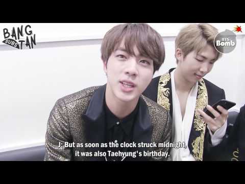 [ENG] 170318 [BANGTAN BOMB] Happy Birthday to V @ KBS Song Festival 2016