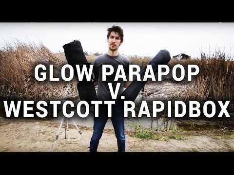 Westcott 48" Rapidbox XXL - VS. - Glow 38" Parapop REVIEW
