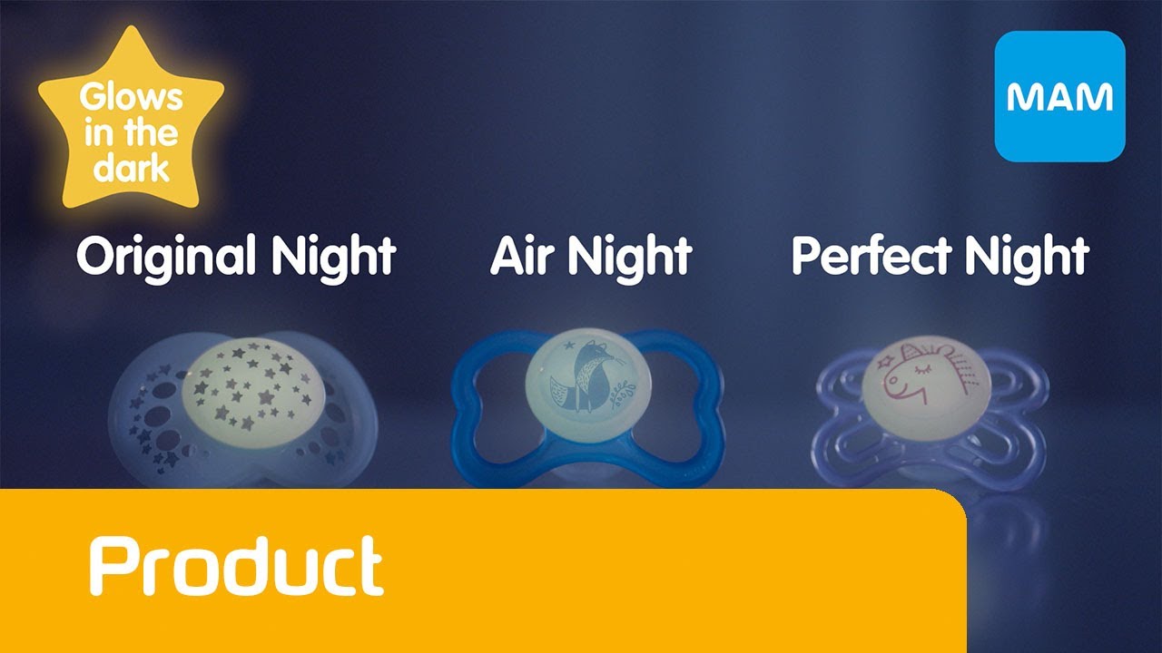 Pacifiers for Night: MAM Baby Glow in the Dark Pacifier [Official MAM Video]