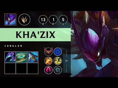 Kha'Zix Jungle vs Shaco - EUW Grandmaster Patch 25.20
