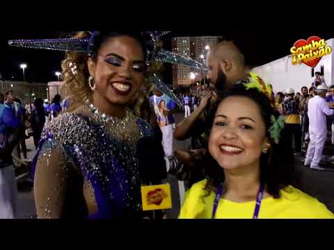 Carnaval 2018: Ensaio Técnico Entrevista Bianca Monteiro Rainha de Bateria Portela