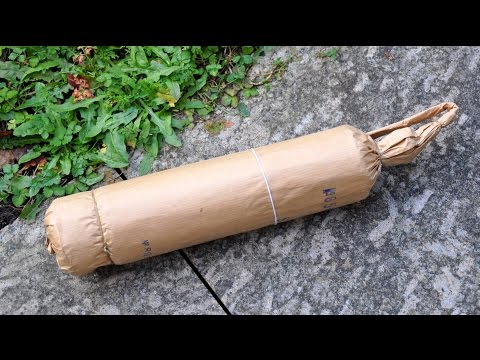 Alte 70mm Mehrschlag Zylinderbombe