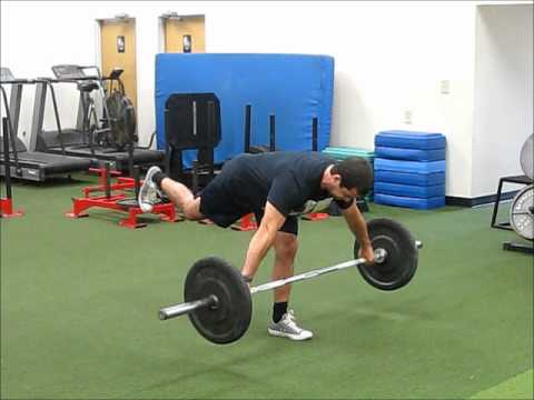 Single Leg Snatch Grip Barbell Romanian Deadlift