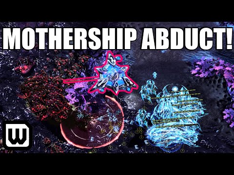 Starcraft 2: LATEGAME MOTHERSHIP ABDUCT! (Bly vs Gungfubanda)
