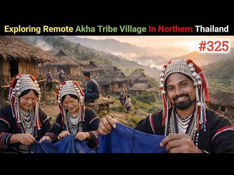 Exploring Remote Akha Tribe Village In Northern Thailand !! Ep- 325