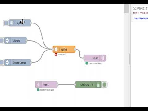 Using The Node Red Gate Node