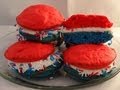 Patriotic Whoopie Pies (4th of July dessert) - with ...