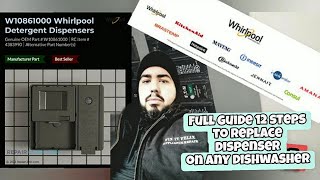 12 Easy Steps to Replace a Dispenser on Any Dishwasher (Kitchen Aid part w10861000)