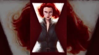 Red in My Ledger - Avengers Black Widow Fanart