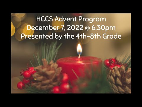 HCCS Advent Program, Grades 4-8
