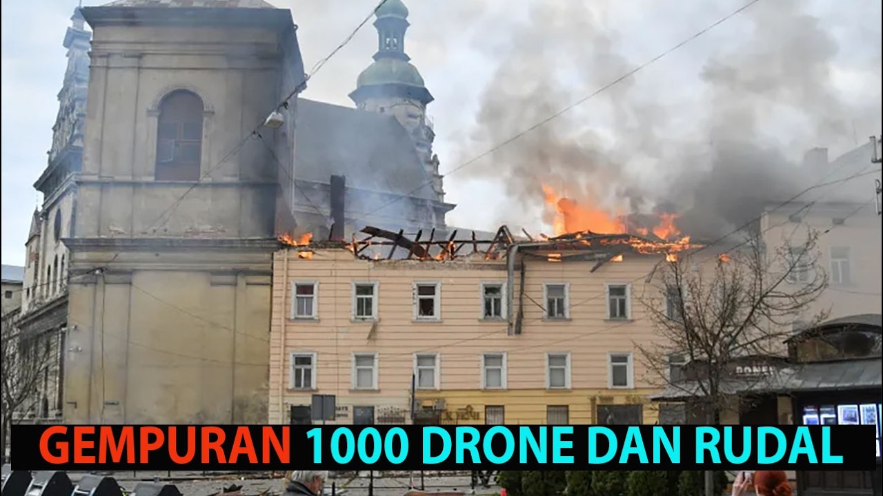 Rusia Kembali Melancarkan Serangan Terbesar