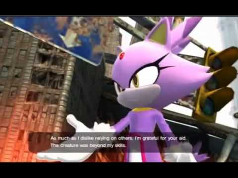 Blaze won't say ( she in love with Sonic)