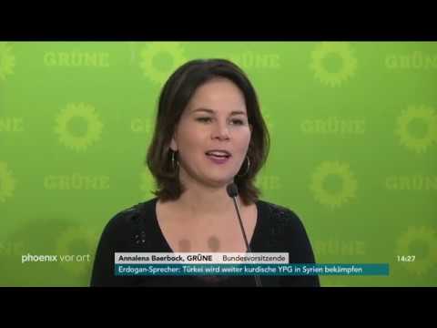 Pressekonferenz mit Annalena Baerbock zu aktuellen politischen Themen am 14.01.19