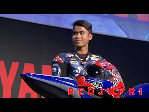 Galang Hendra Pratama in Yamaha Europe Product Launch at EICMA 2018