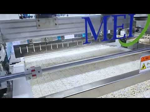Inline continuous cutting machine for Shaqima puff rice cake - Ultrasonic cutting machine