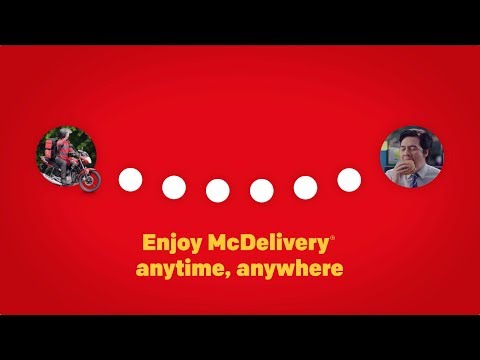 McDelivery – We Deliver Anytime, Anywhere