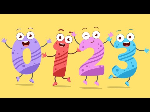 Aprendendo os numeros e a contar de 0 até 100 em portugues para crianças