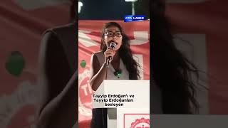 Sera Kadıgil’in soruşturma açılmasına gerekçe gösterilen sözleri:  “Tayyip Erdoğ