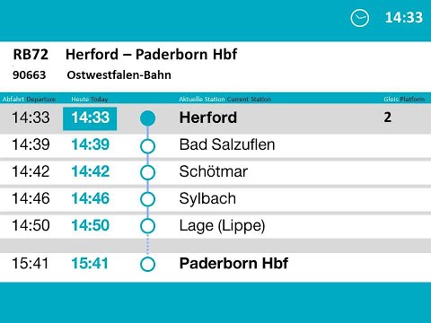 [ERB] Ansagen RB72 Herford - Paderborn