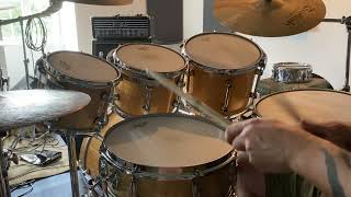 Video thumbnail for Premier Signia Marquis drums / Gretsch Broadkaster snare (IPhone sound) by Sylvain Raulin