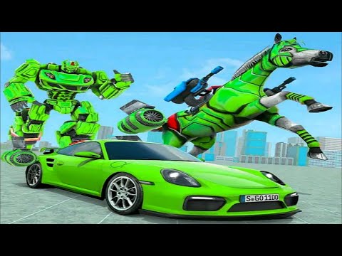 Horse Robot Transforming Wars Games – Robot Car Games - Android Gameplay