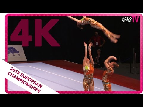 Van Gelder, Van Schoor, Dumarey - Belgium - Womens group - Dynamic - European Championship 2015