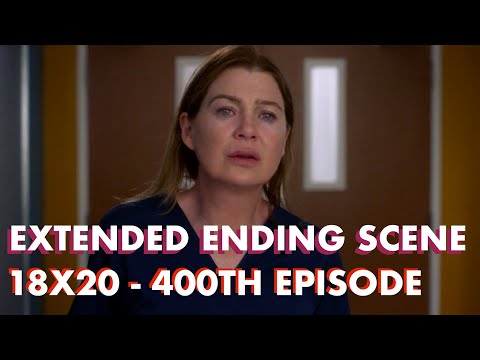 EXTENDED Final Scene - 400th episode - Grey's Anatomy (18x20)