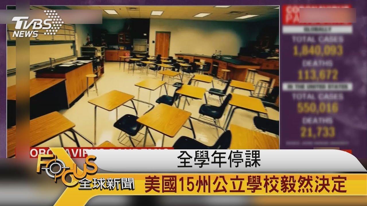 全學年停課 美國15州公立學校毅然決定