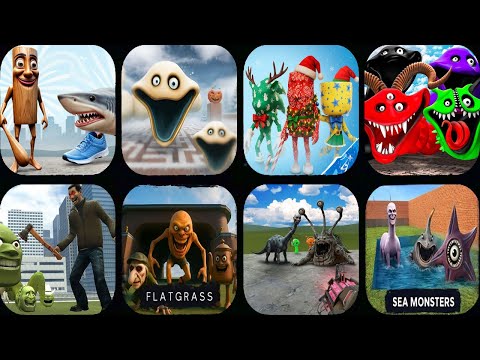 Nextbots In Playground Mod NEW ENEMY SEA MONSTER HORROR,HUNGRY WORM,SHAPES FAMILY InSandbox In Space