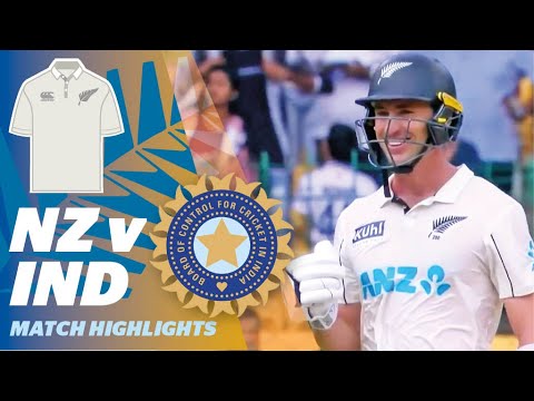 2024 | NZ v India - Test match 1 of 3 - Full match highlights