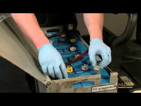 Industrial battery maintenance