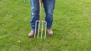 Aerating the Lawn